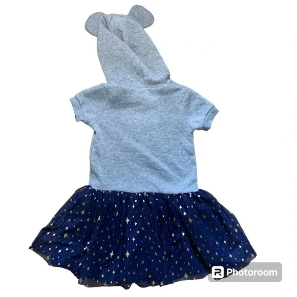 Disney Girls Hooded Cosplay Dress with Tulle Skirt Size Small (6-6X) - Picture 2 of 8